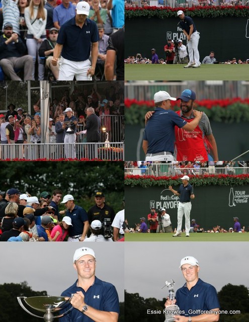 Jordan Spieth wins the Tour Championship by Coca Cola and the Fed Ex Cup!