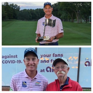 Jim Furyk and Caddie Michael Thomas