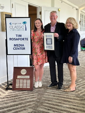 Craig Dolch Honored with the Tim Rosaforte Distinguished Journalist Award