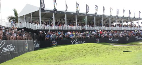 crowd at the WGC-Cadillac Championship, Doral, FL