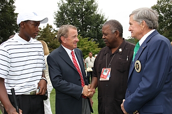 Daurius Davis, PGA Tour Commissioner, Tim Finchem, Malachi Knowles & Tom Cousins.